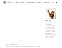 Tablet Screenshot of cat-astrophes.com